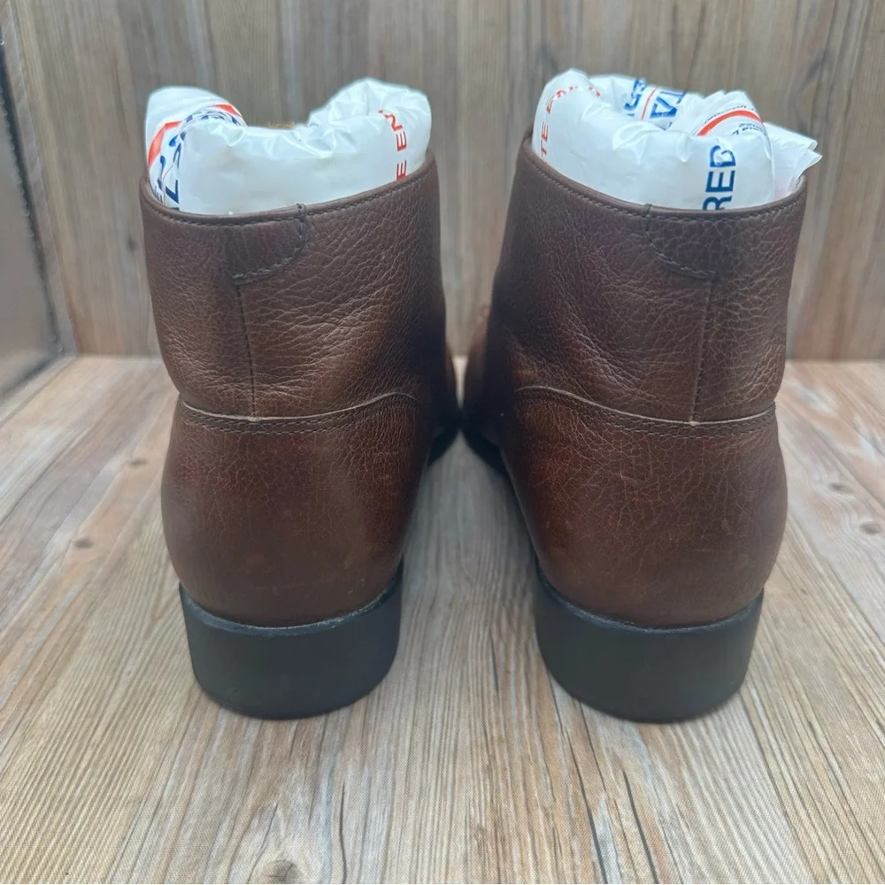 Ariat Brown Leather Lace Up Ankle Boots Womens Size 8.5